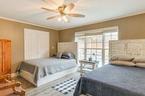 4 habitaciones, tabla de planchar con plancha y wifi gratis 