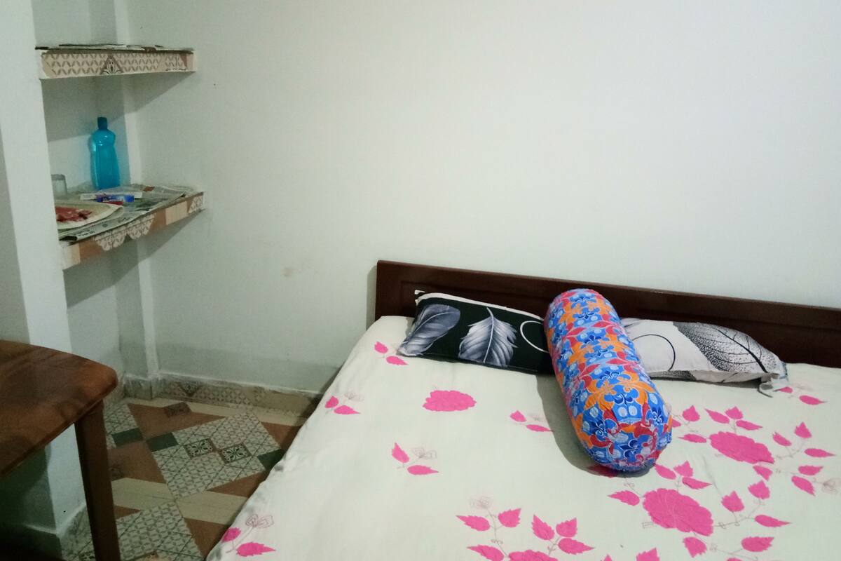 Non AC Budget Room | Premium bedding, pillowtop beds, desk, laptop workspace
