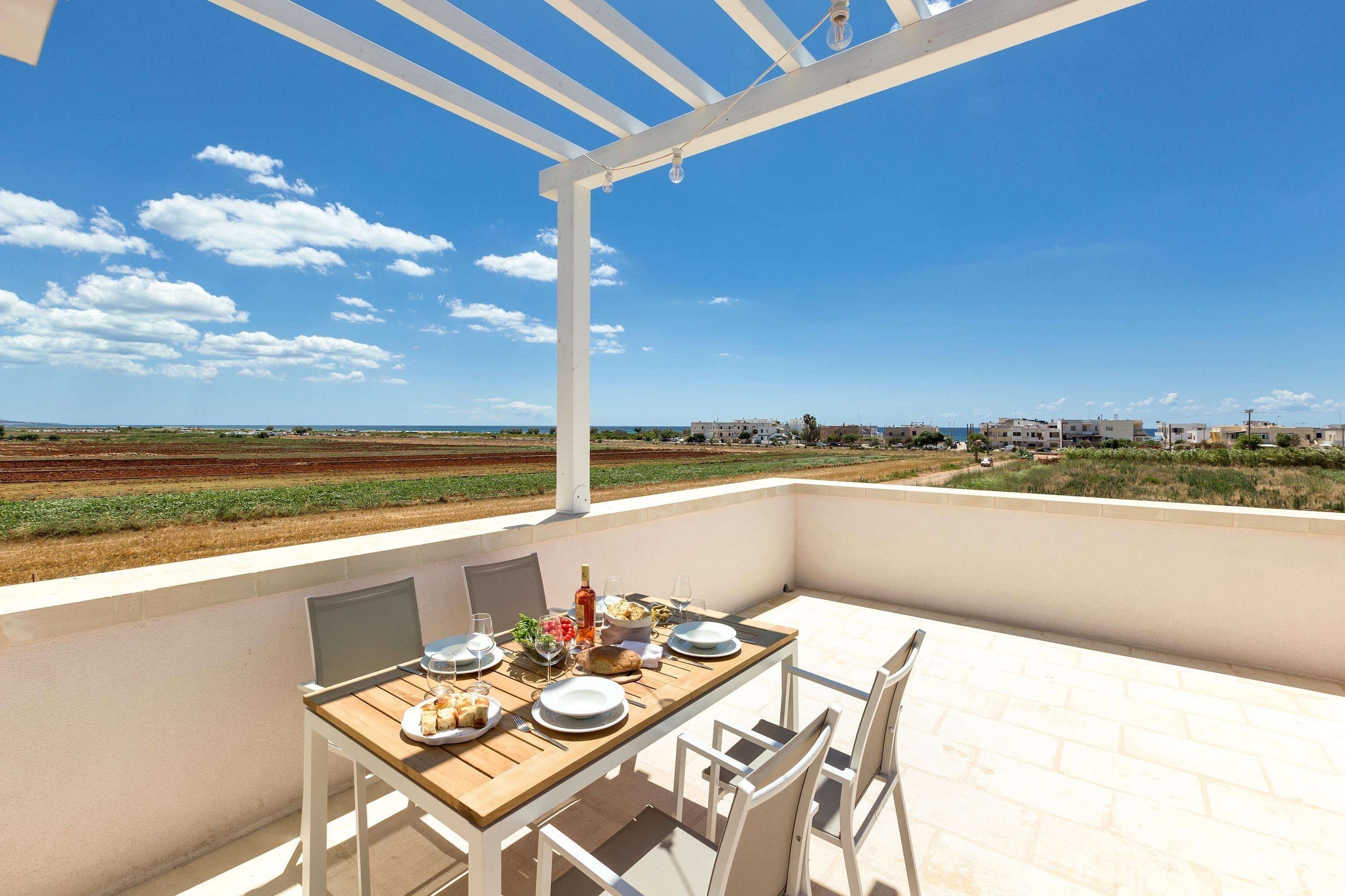 Luksus-penthouselejlighed - 1 soveværelse (Suite Attico con Jacuzzi) | Terrasse/gårdhave