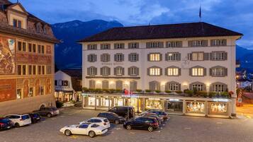 Front of property – evening/night