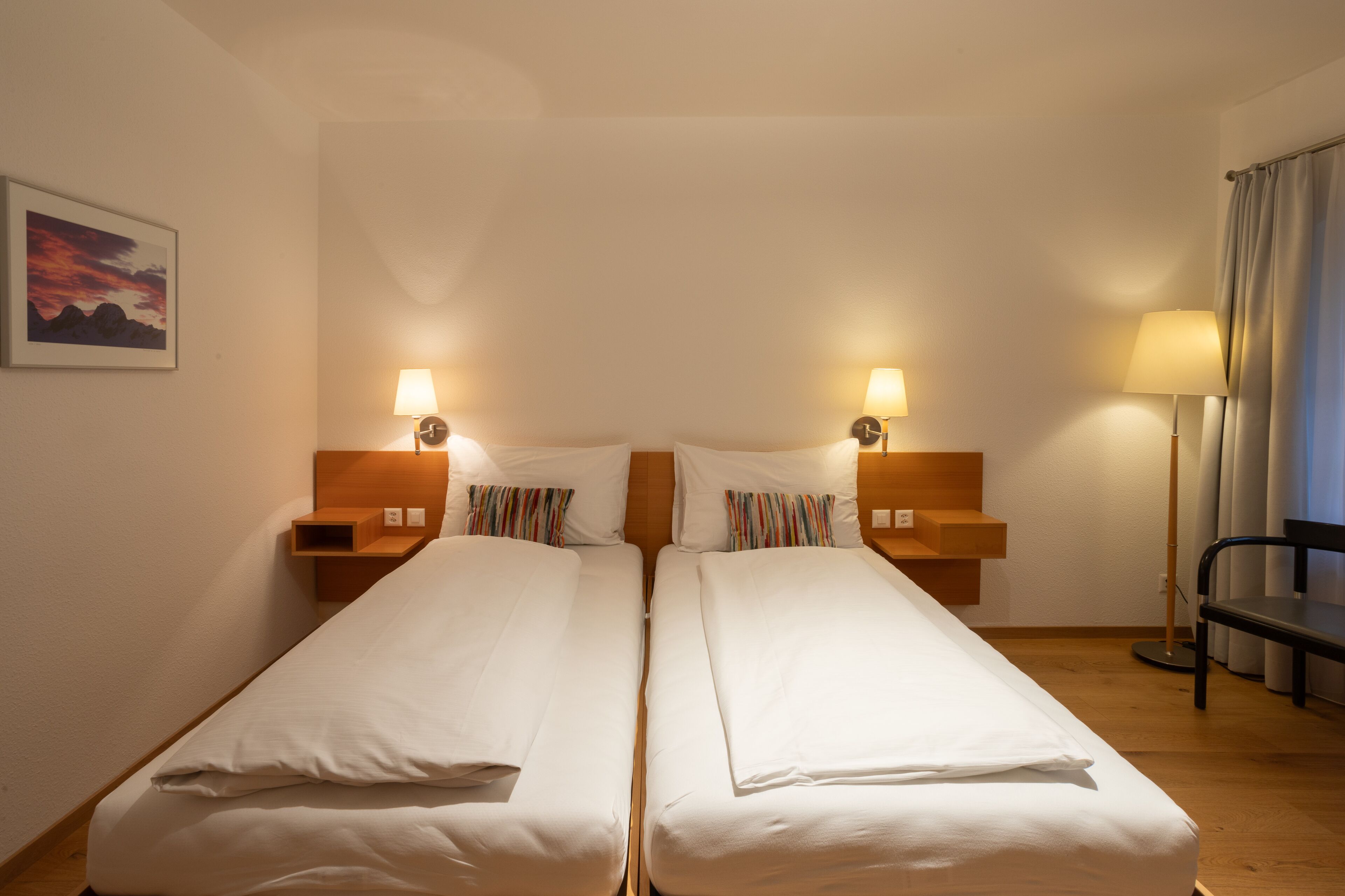 double room, 2 single beds | in-room safe, individually decorated, individually furnished, desk