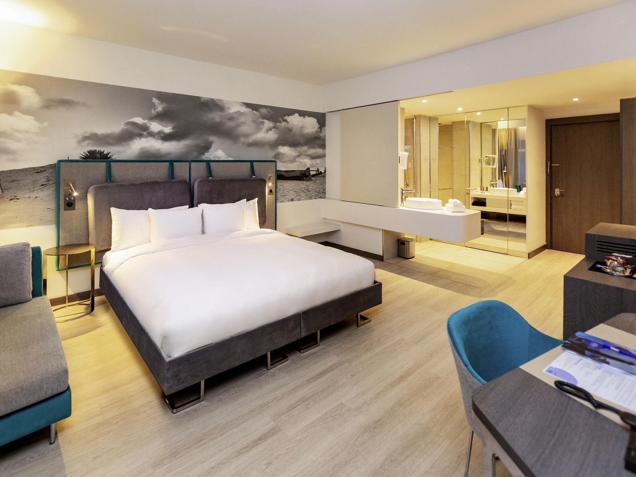 Literie de qualité supérieure, couette en duvet d'oie, minibar