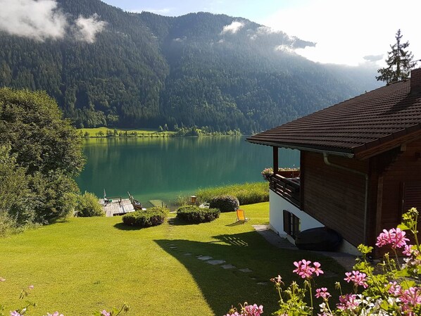Apartment, Lake View (Einzelchalet) | View from room - Chalets Zöhrer - Wohnen am Wasser (Weissensee)