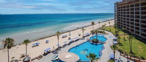 Una piscina riscaldata