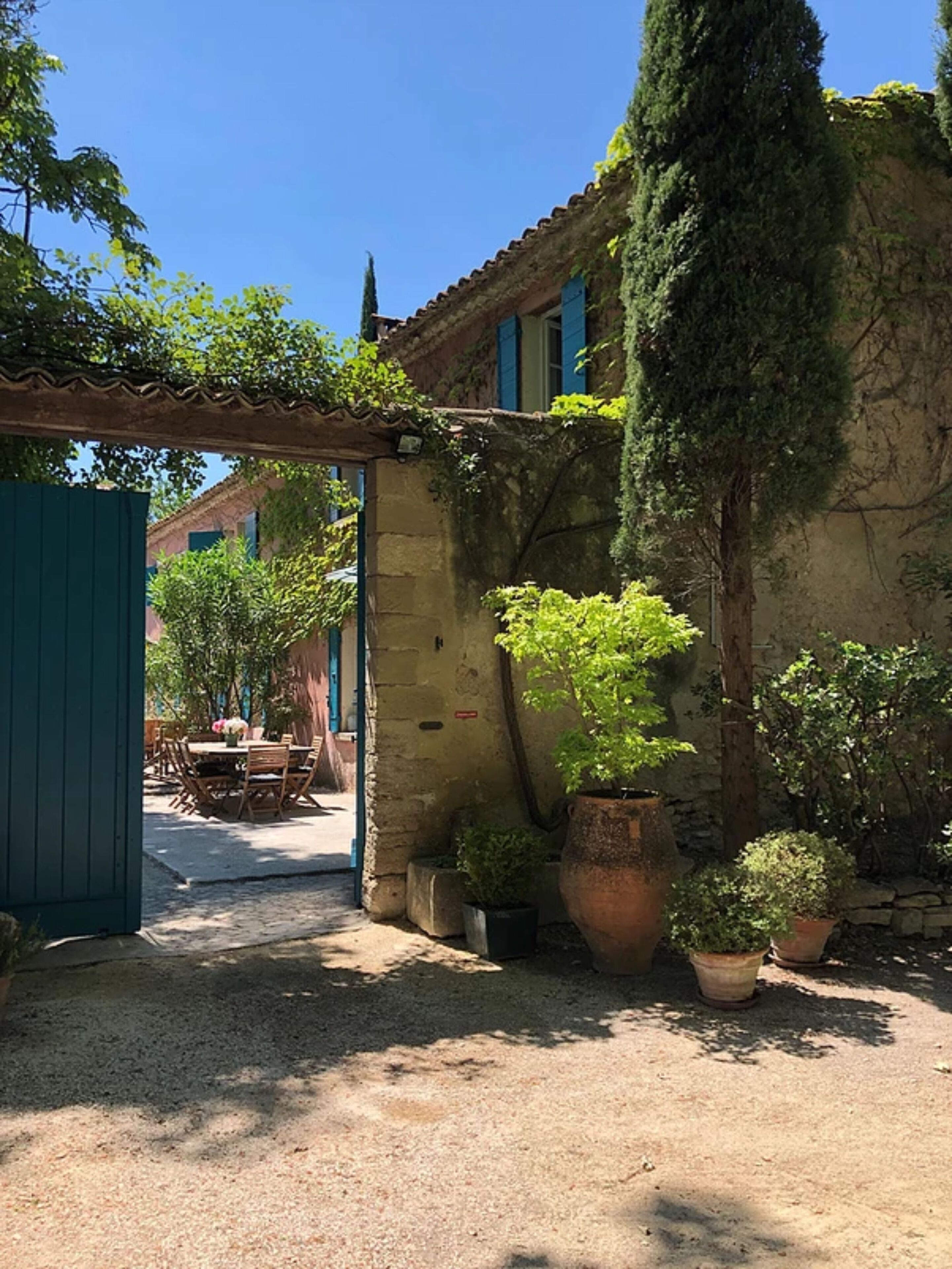 Entrée de l’hébergement