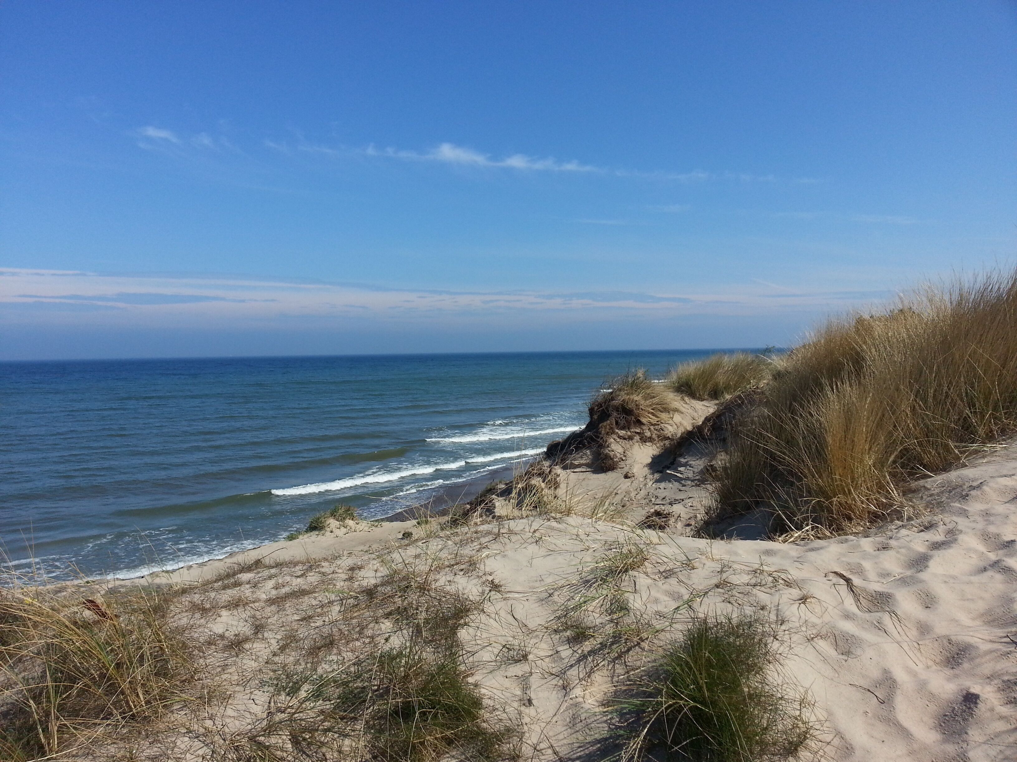 Una spiaggia nelle vicinanze