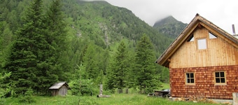 Preberhütte in Prebertal lies at 1500 meters above sea level