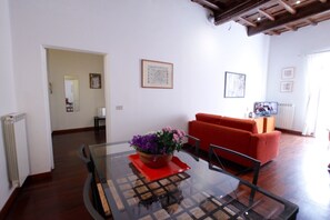 Apartment, 2 Bedrooms | Living area | Flat-screen TV - Monticelli (Rome)
