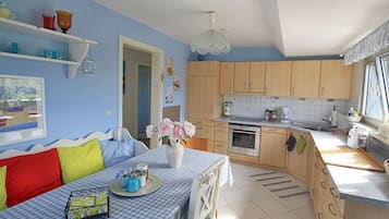 Condo, 2 Bedrooms, Terrace, Lakeside | Private kitchen | Fridge, oven, stovetop, dishwasher