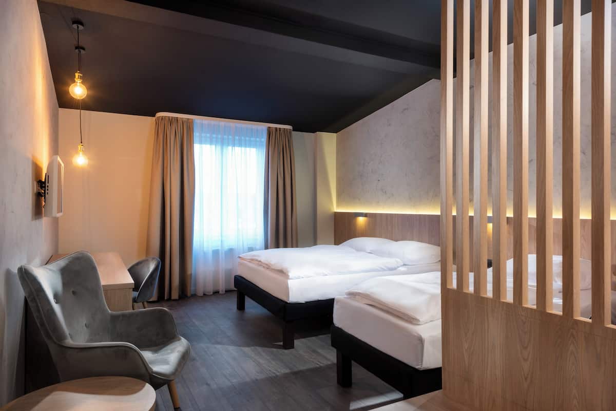 Room, 2 Single Beds | In-room safe, desk, free cots/infant beds, free WiFi