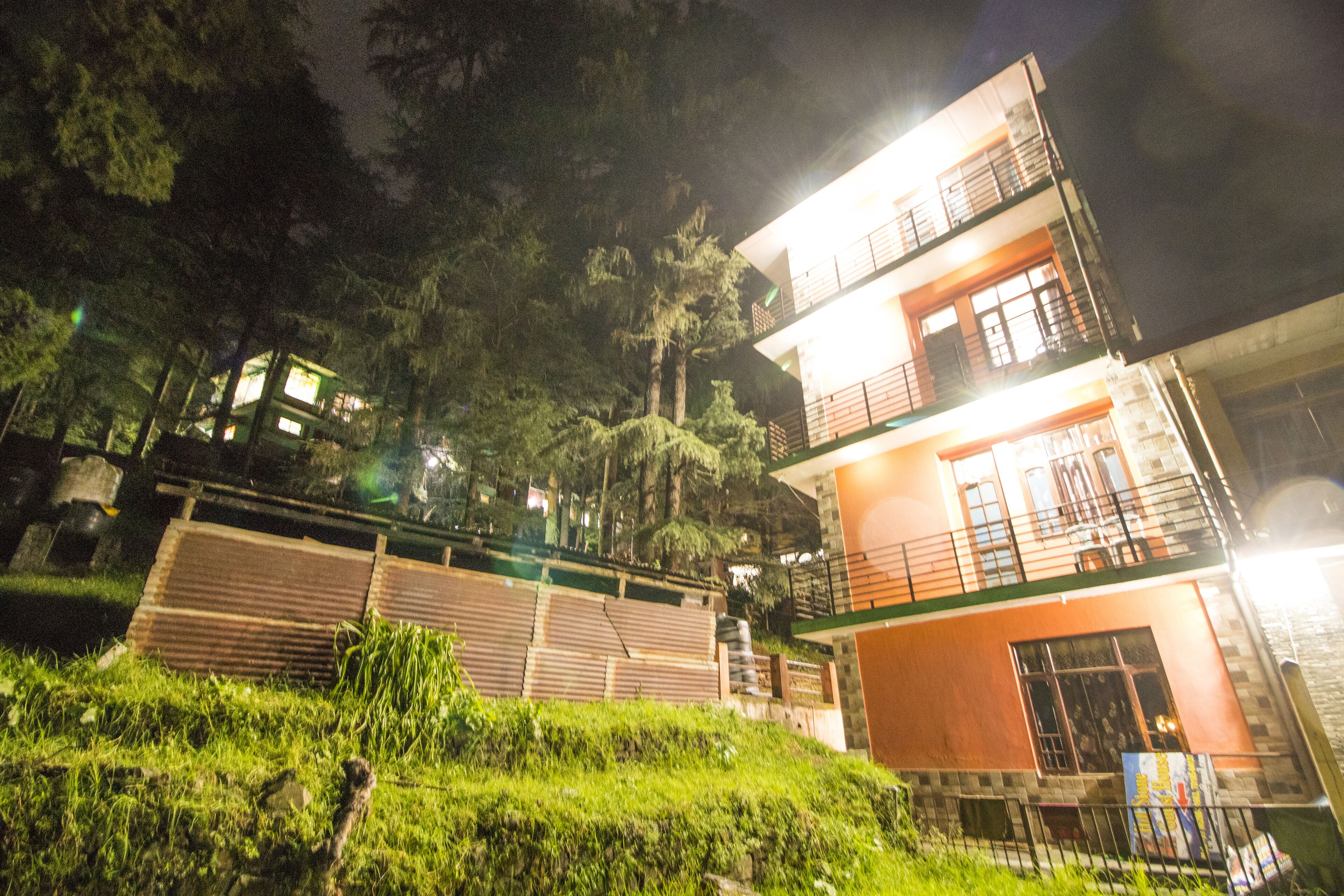 Front of property – evening/night