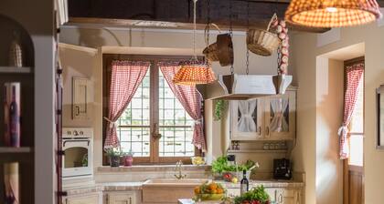 Huvila, josta on upeat näkymät Trasimeno-järvelle