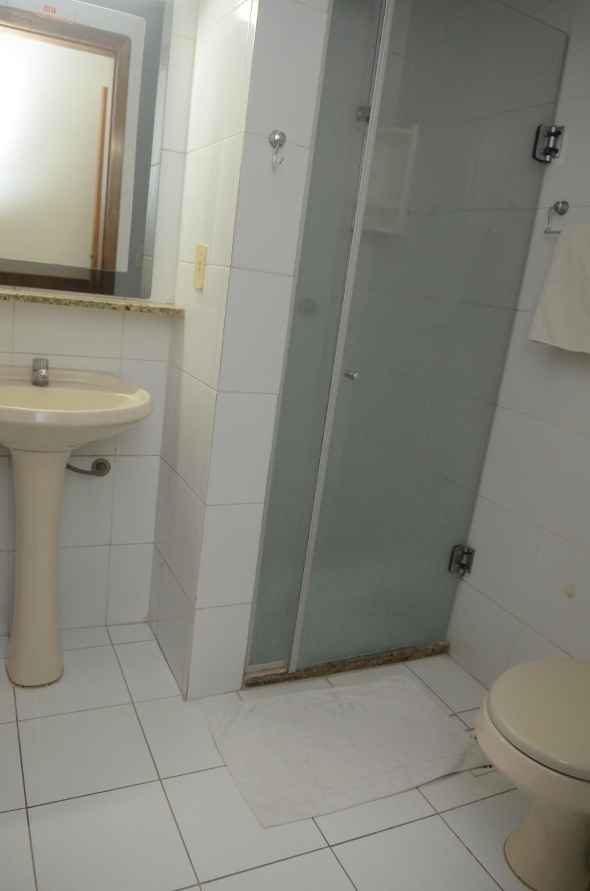 shower, rainfall showerhead, towels