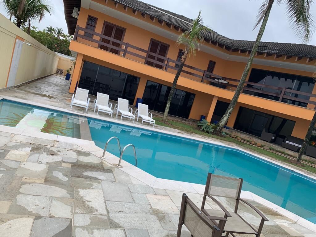 House in front of the beach