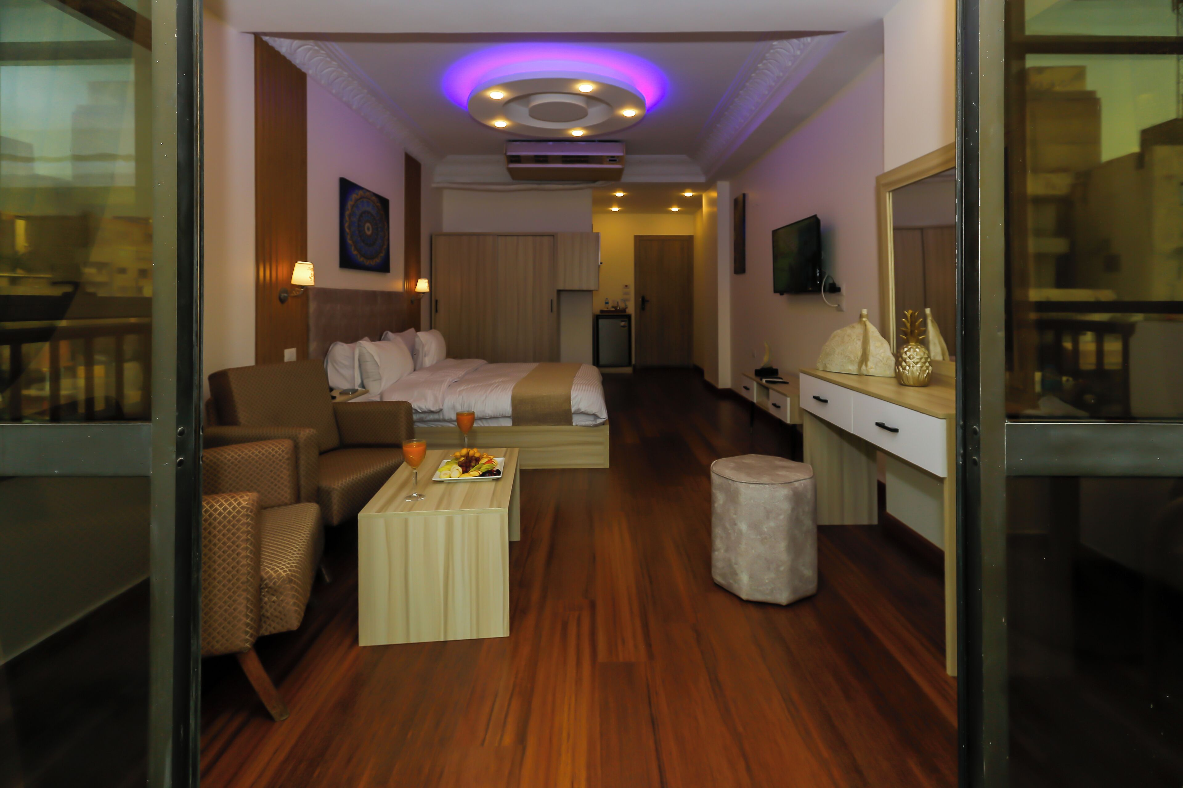 standard double room, city view | 1 bedroom, minibar, in-room safe, desk