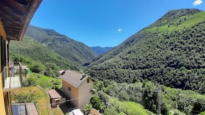 Blick von der Unterkunft