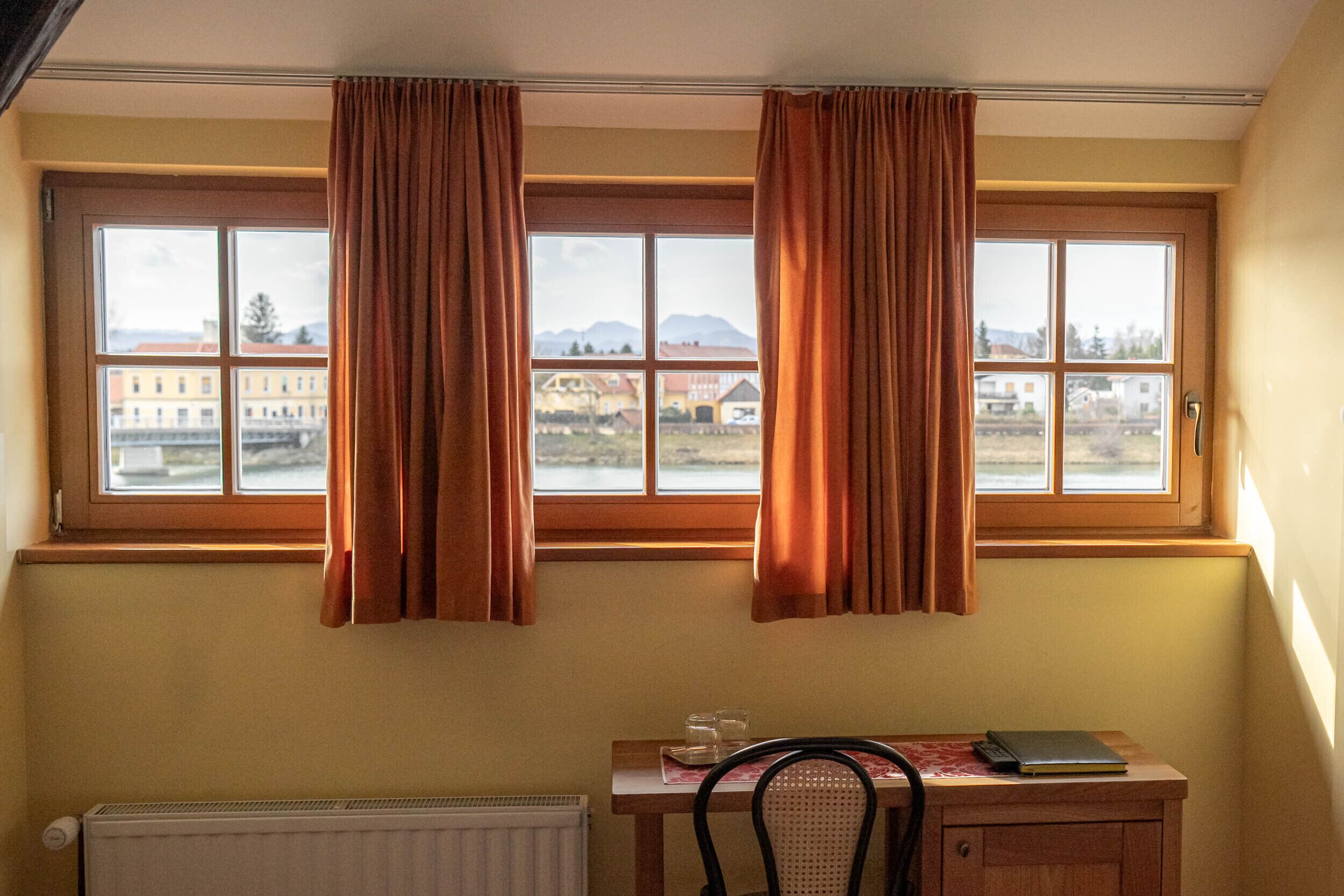 Standard Double Room, River View | Desk, laptop workspace, soundproofing, free WiFi