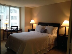 Individually decorated, individually furnished, desk, laptop workspace - National at Ballston Metro (Arlington)