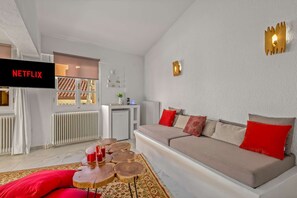 TV, Netflix, streaming services - Blue Mountain Guesthouse "Ethra” (Arachova)