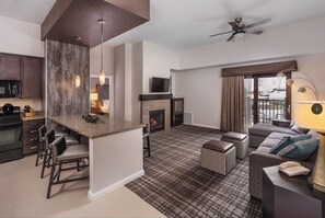 TV, fireplace - Wyndham - 2 Bedroom 2 Bath "Ski Heaven" (Park City)