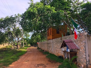 Fachada de la propiedad