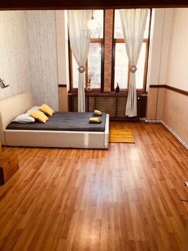 Cozy, spacious, clean and stylish apartment right here in the heart of the city.