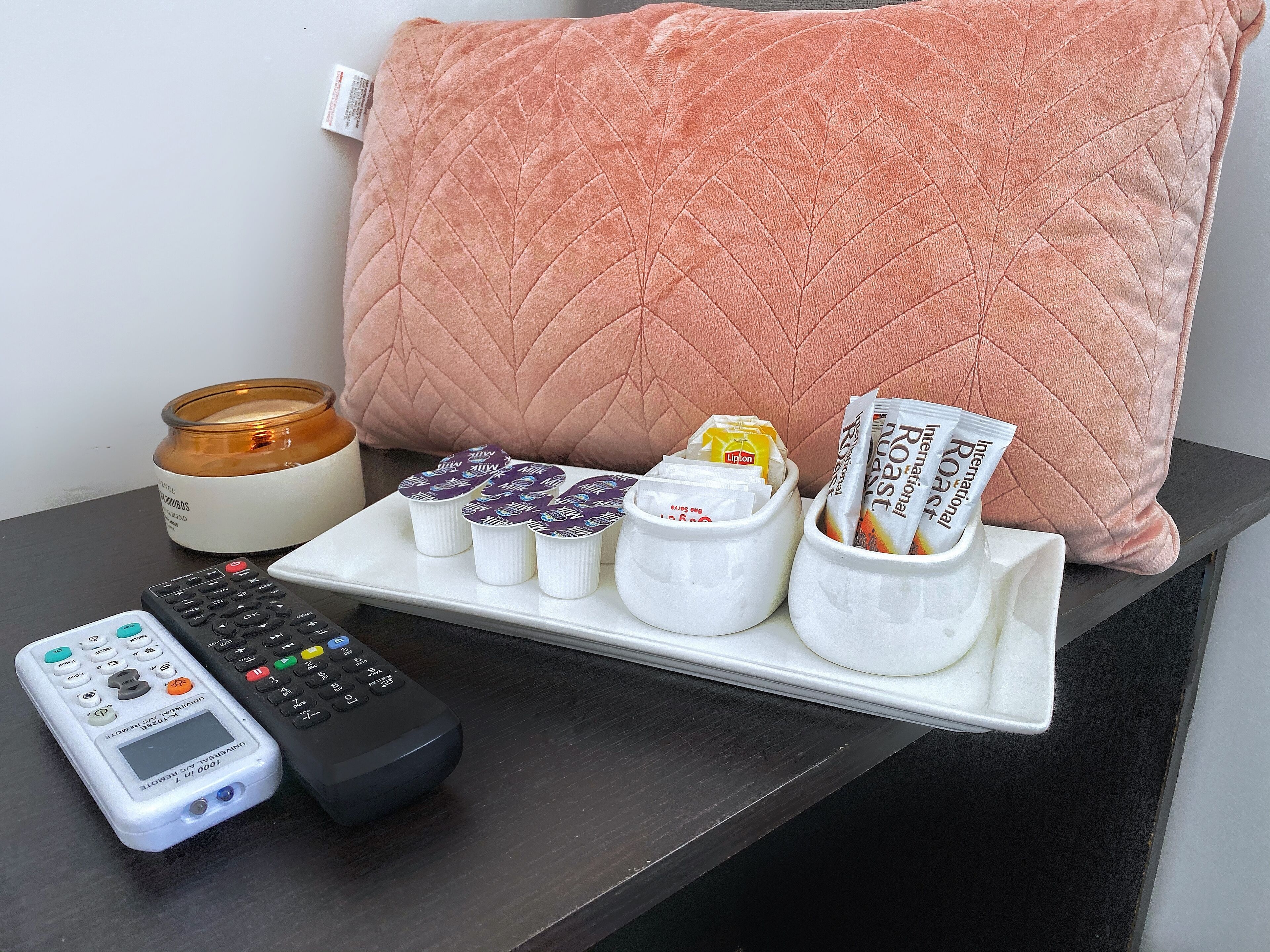 hypo-allergenic bedding, individually decorated, individually furnished