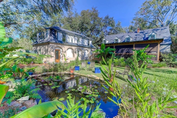 The Cottage at DuPont and its garden