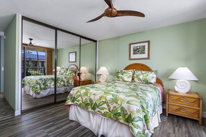 2 bedrooms, iron/ironing board, free internet, bed sheets