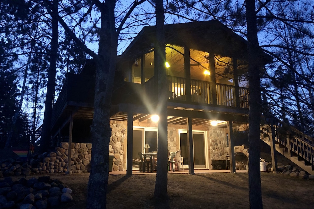 The Hideaway. A year-round private, secluded, quiet lake cabin on 25 acres.