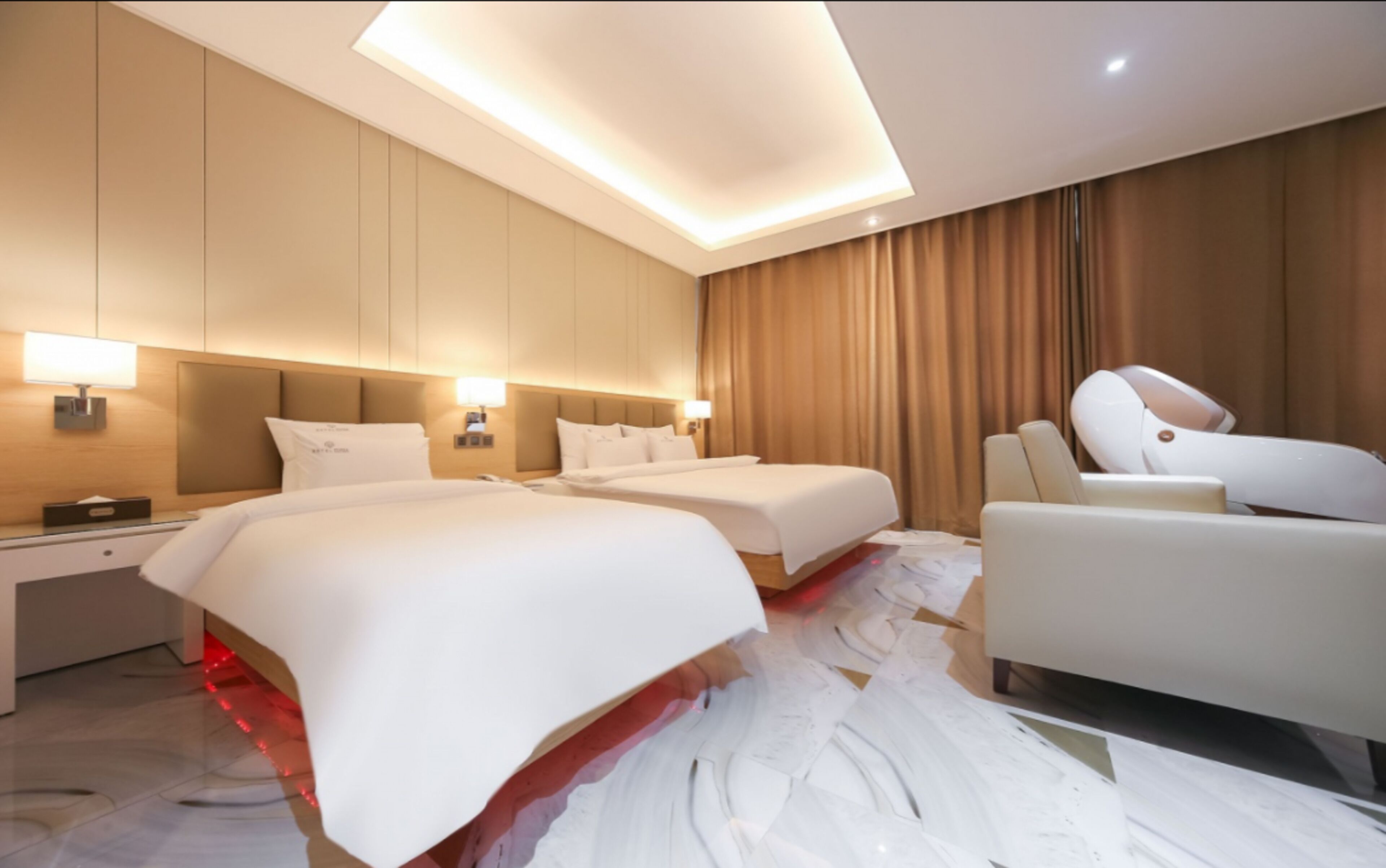 royal twin room (extra person fee check on-site) | blackout curtains, soundproofing, free wifi, bed sheets