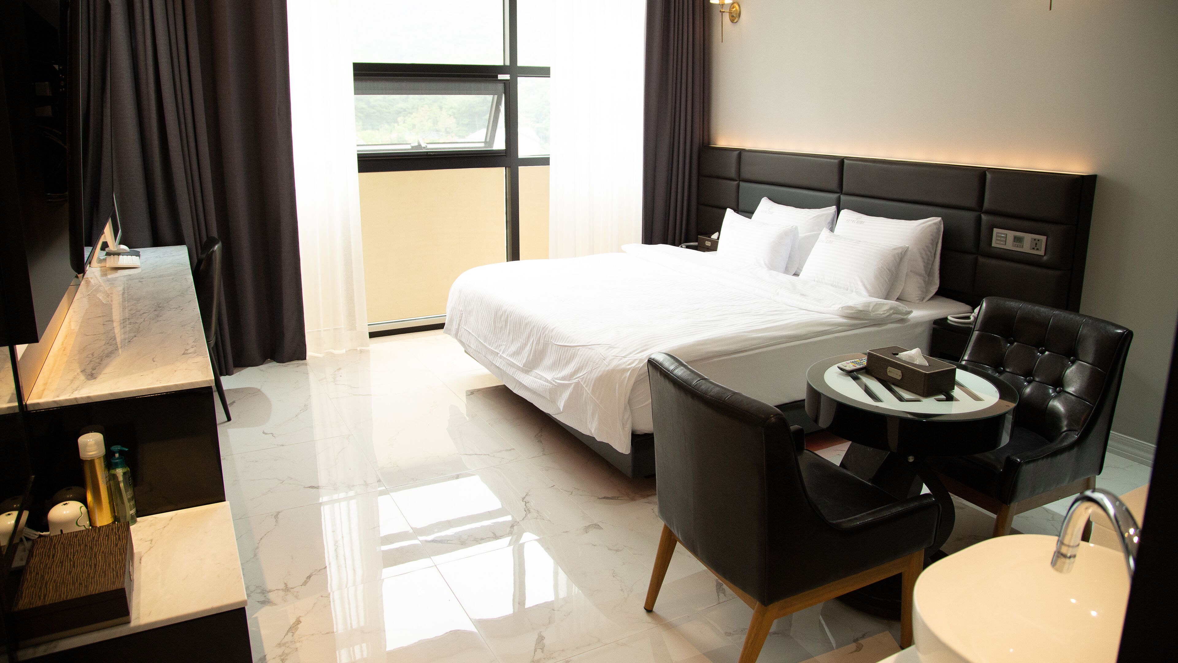 standard room | blackout curtains, soundproofing, free wifi, bed sheets