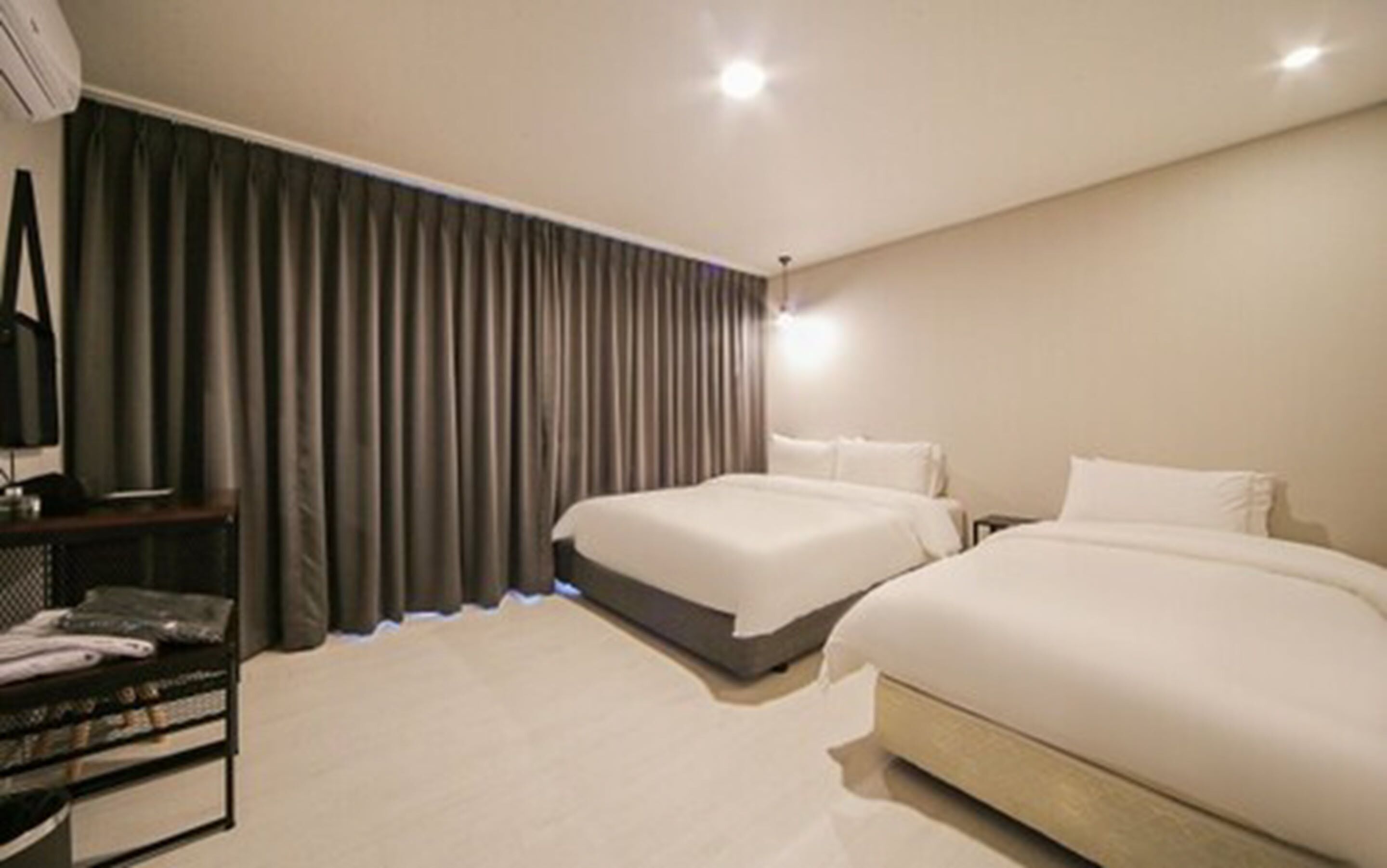 family suite | 1 bedroom, premium bedding, blackout curtains, free wifi