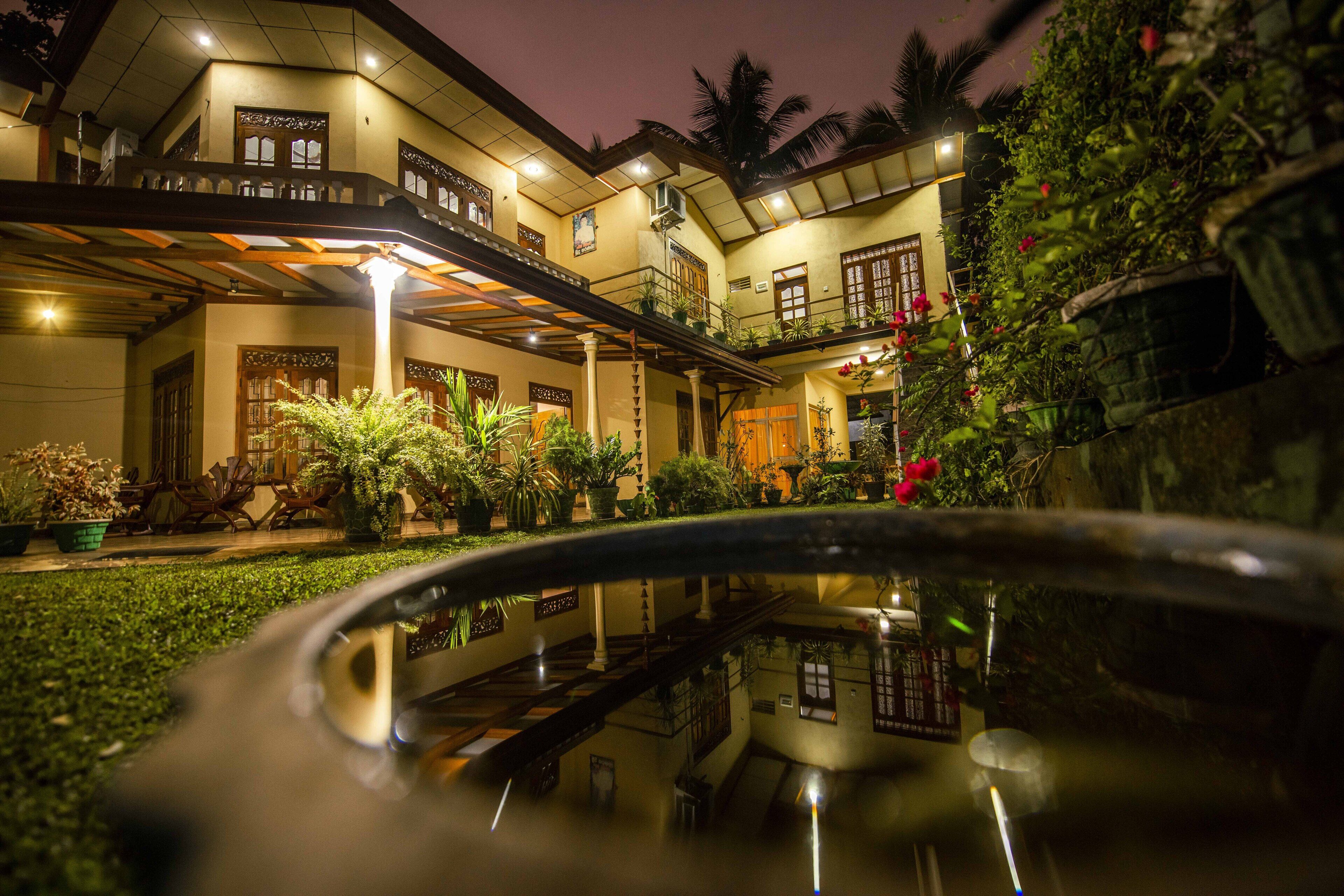 Overnatningsstedets facade