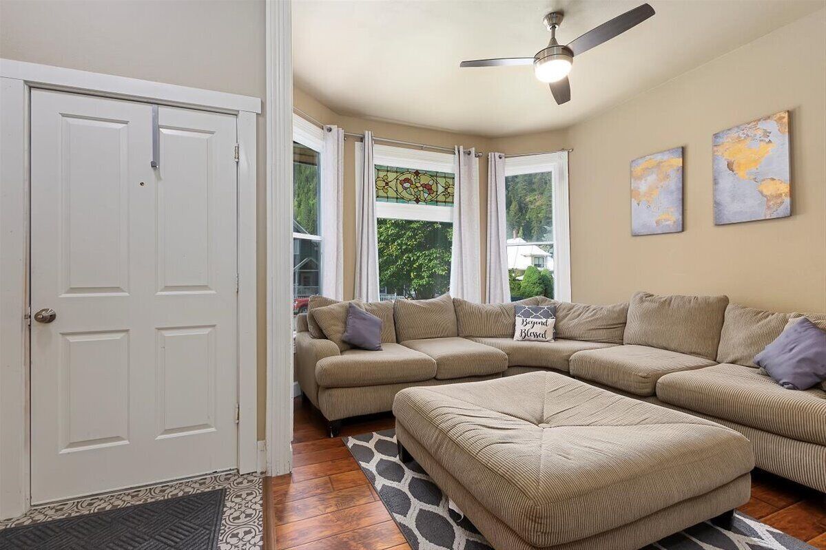 View of the front door and the Living Room