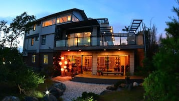 Front of property - evening/night