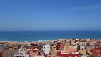 Vue sur la plage/lâocĂ©an