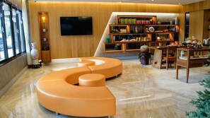 Sala de estar en el lobby