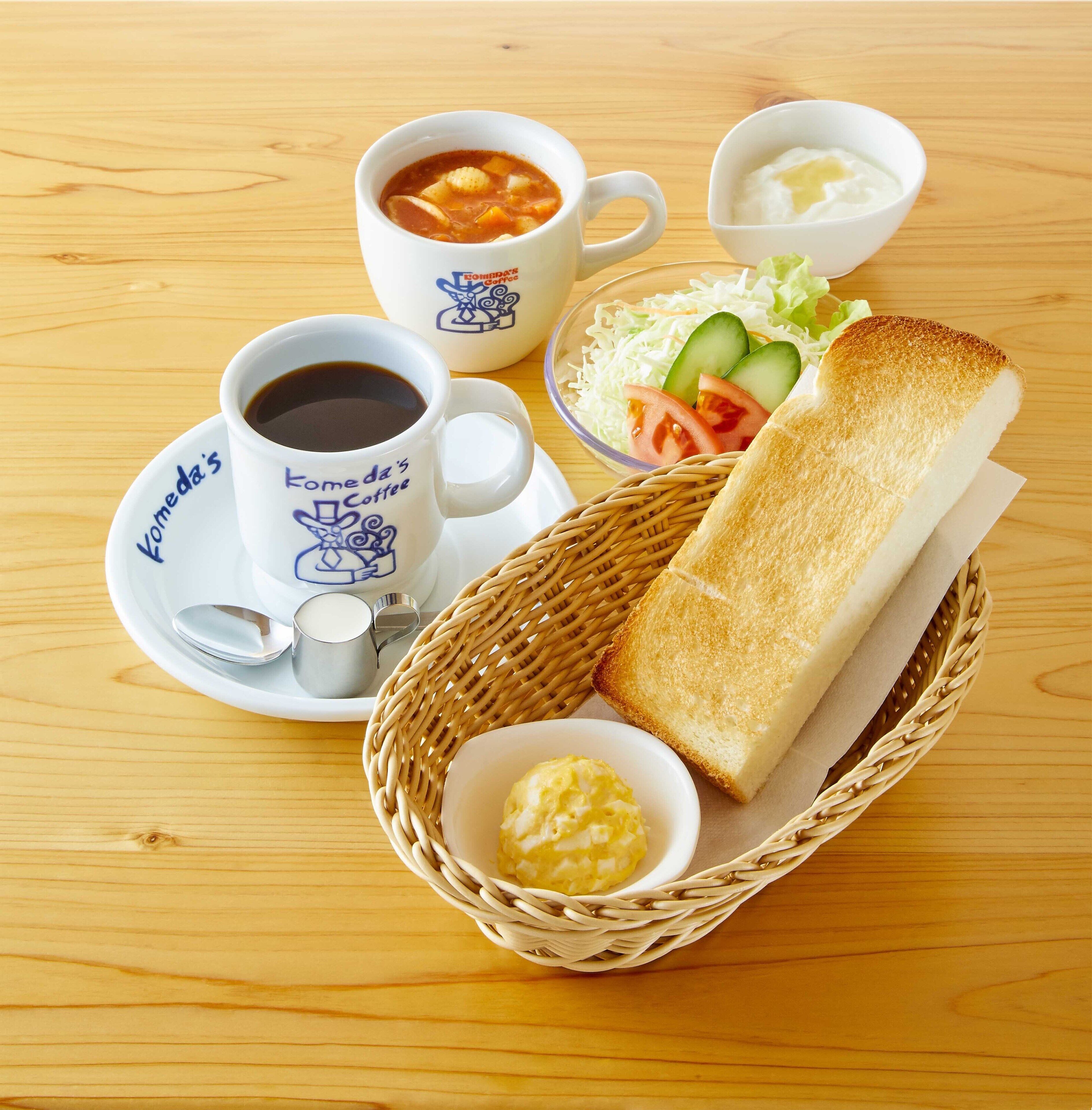 daily cooked-to-order breakfast (jpy 990 per person)