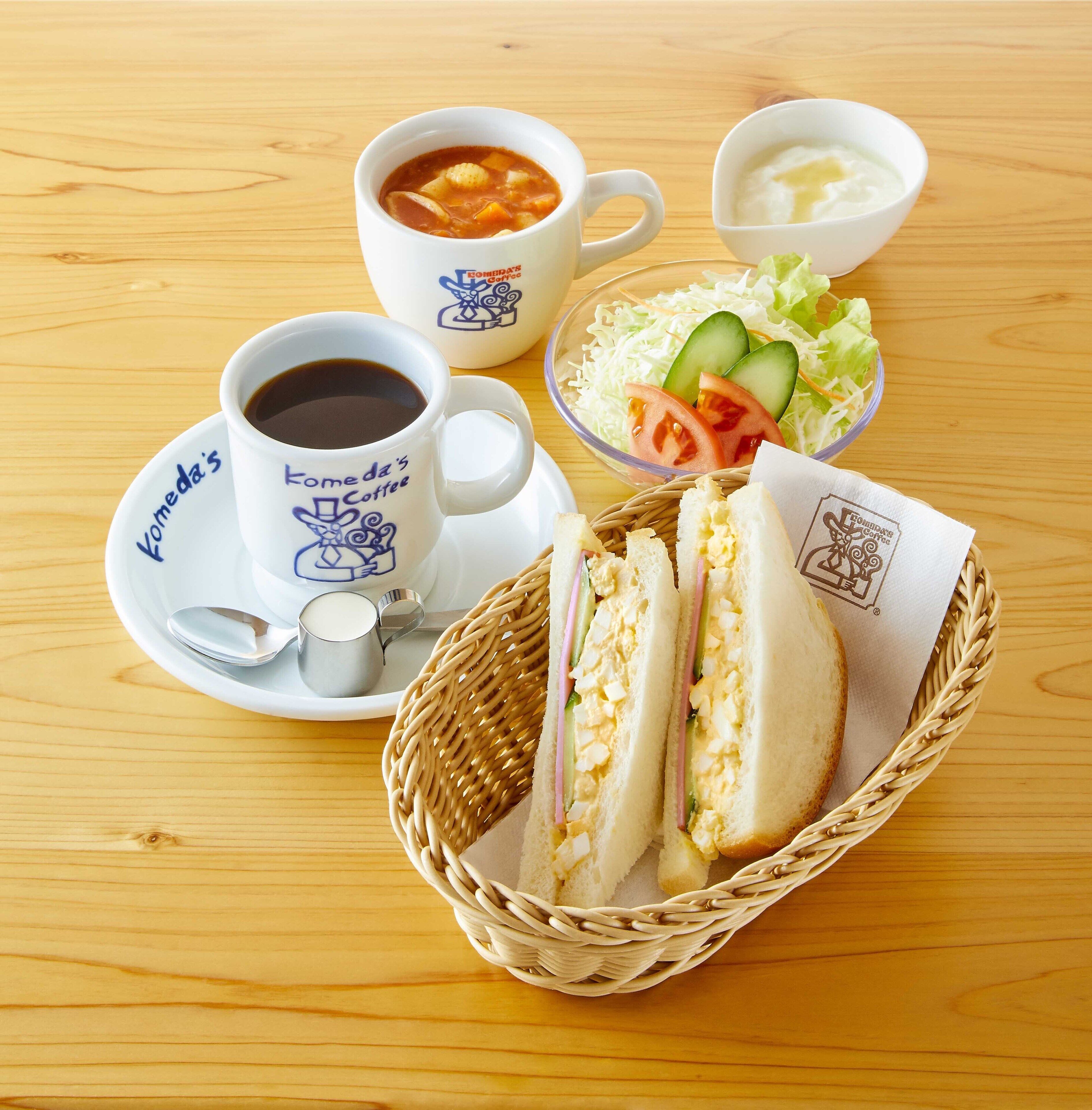 daily cooked-to-order breakfast (jpy 990 per person)