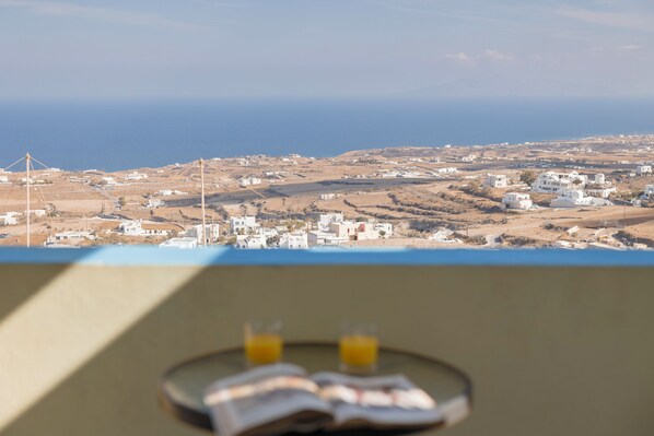 Standard-Doppelzimmer, Meerblick | Blick vom Balkon