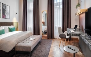 Cofres nos quartos, individualmente decorados