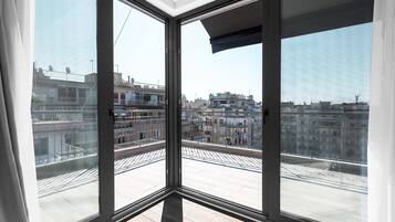 Panoramic Penthouse, 1 Bedroom, Balcony, City View | Balcony