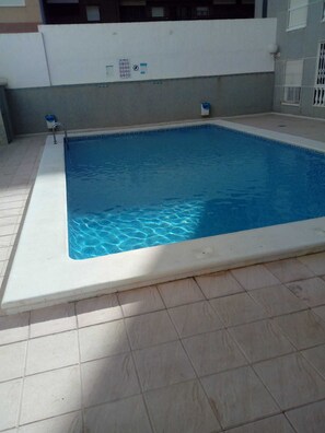 Outdoor pool - Ana apartment walking distance to the beach and all services (Torre La Mata)