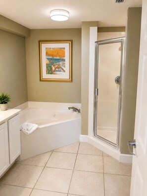 Master Bathroom - Sunrise 2401 - Penthouse Gulf Front Paradise, Beach Service Included (Panama City Beach)
