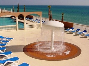 Una piscina riscaldata