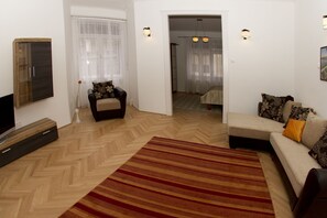 Apartment, 1 Bedroom | Living room | Flat-screen TV - Be a Budapester (Budapest)