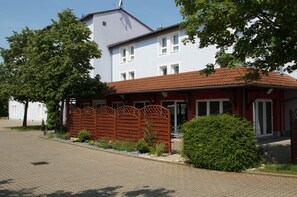 Fassade der Unterkunft