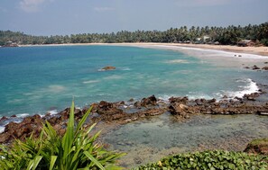 Vista a la playa o el mar