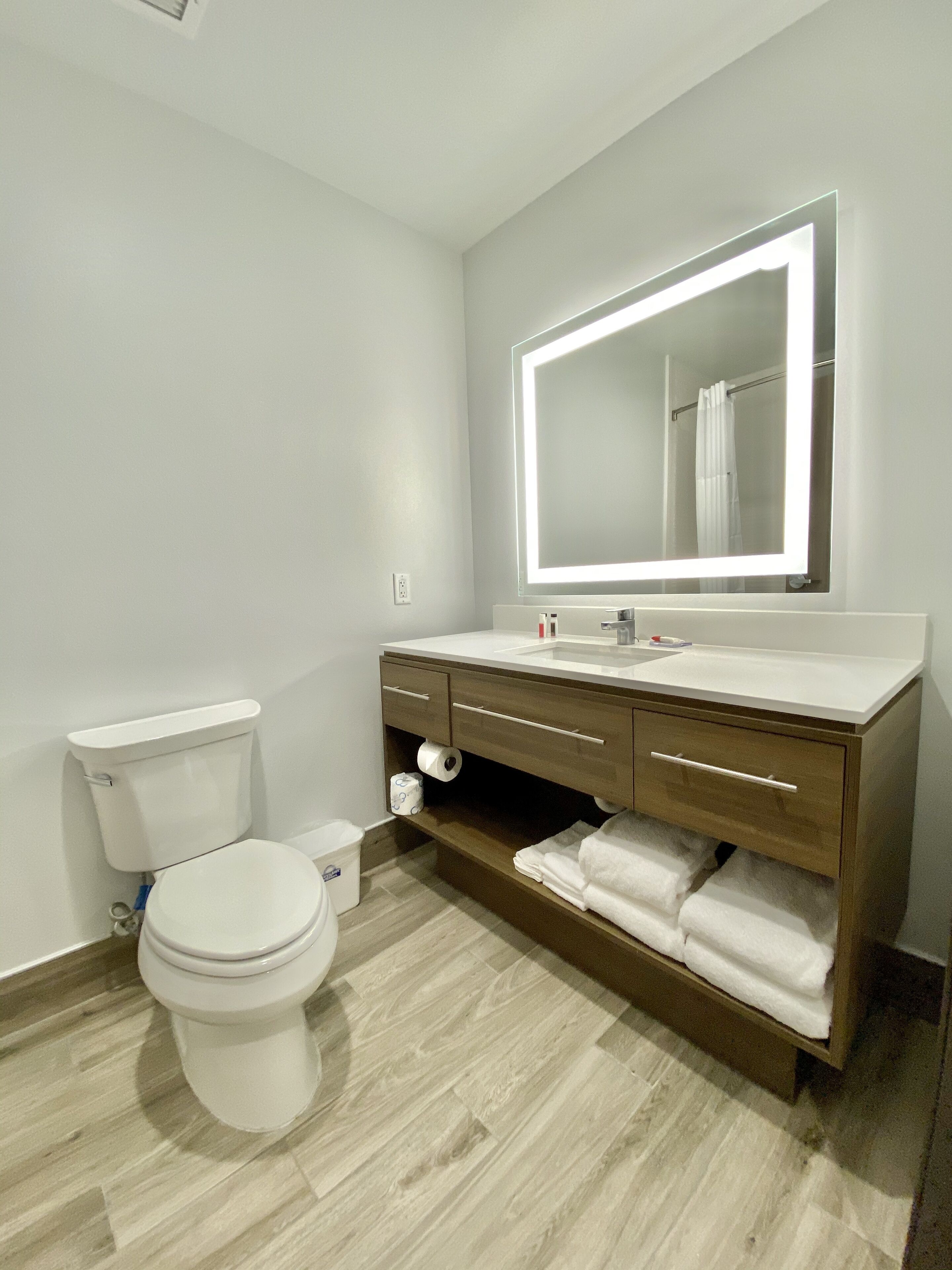 free toiletries, hair dryer, towels, soap